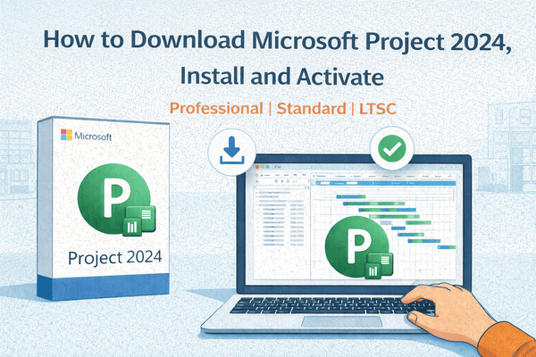 Microsoft Project 2024 Download, Install & Activate– Msckey