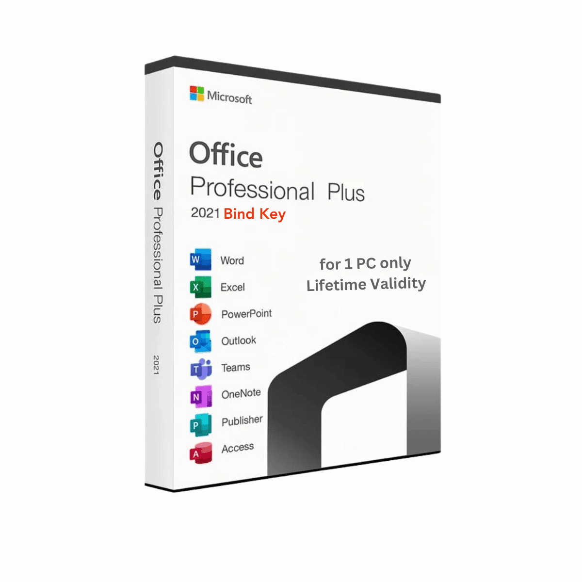 Office 2021 pro plus bind key