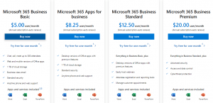 Microsoft 365 vs Office 2019