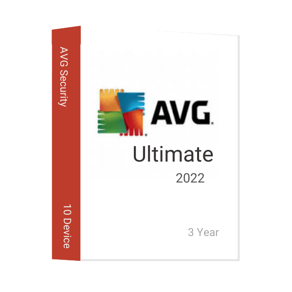 AVG Ultimate 2022 3 Years 10 Devices