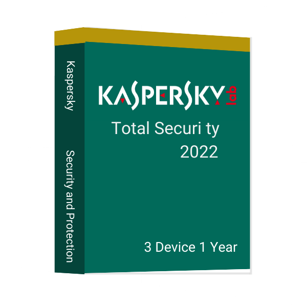 Kaspersky Total Security 2022 3 Device 1 Year