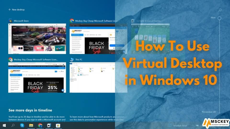 How To Use Virtual Desktop in Windows 10