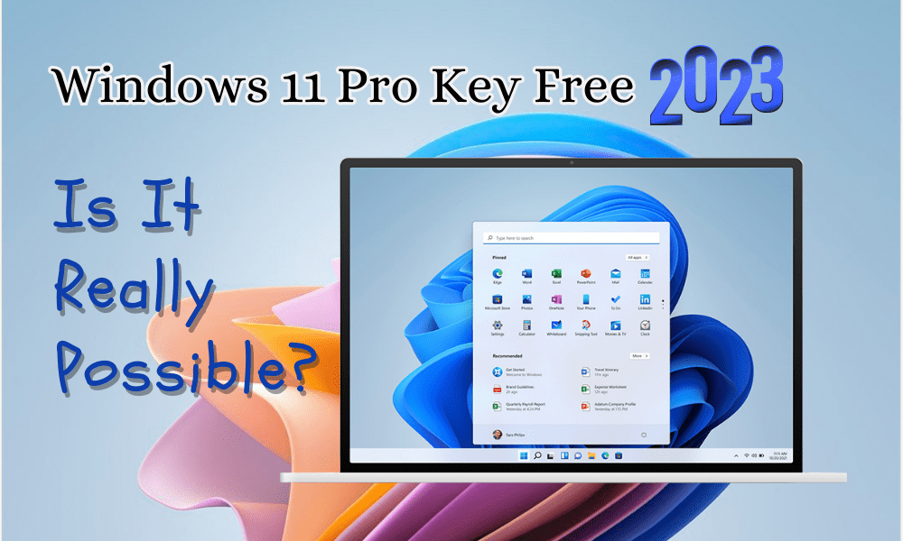 microsoft windows 11 pro key free