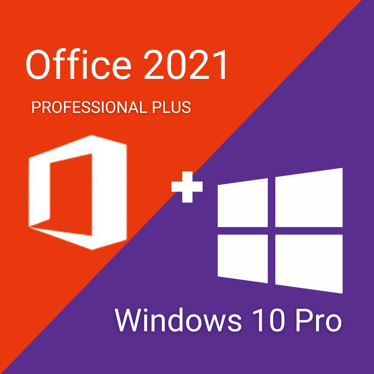 Windows 10 Pro + Office 2021 Pro Plus