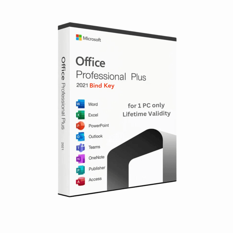 Office 2021 pro plus bind key