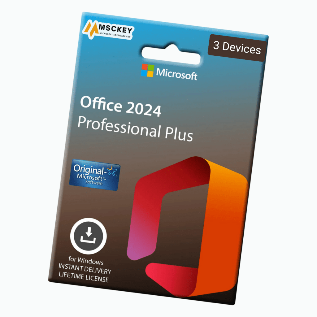 Microsoft office 2024 pro plus license for 3 pc