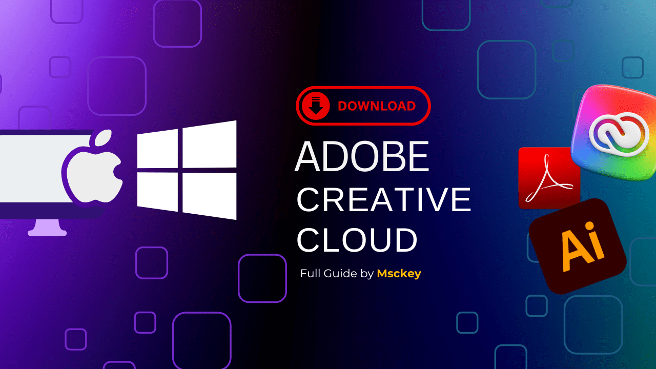 How to Download Adobe Creative Cloud and install for windows and mac