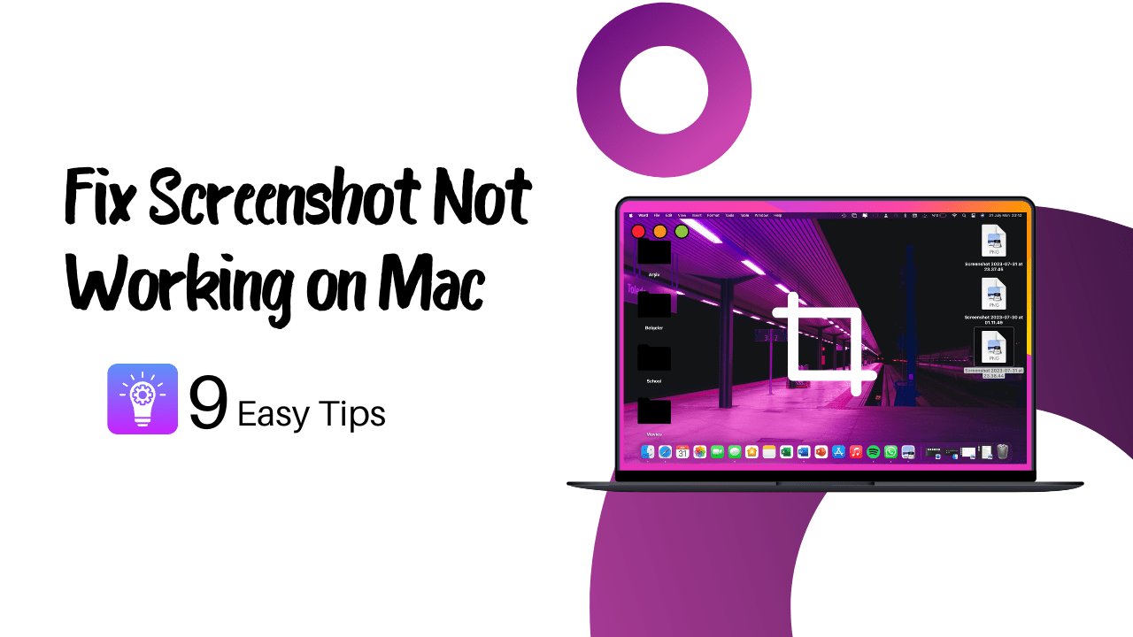 Screenshot Not Working on Mac