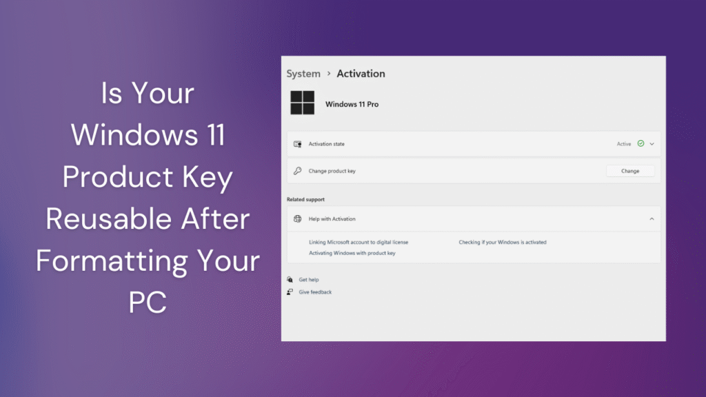 reuse a windows 11 product key