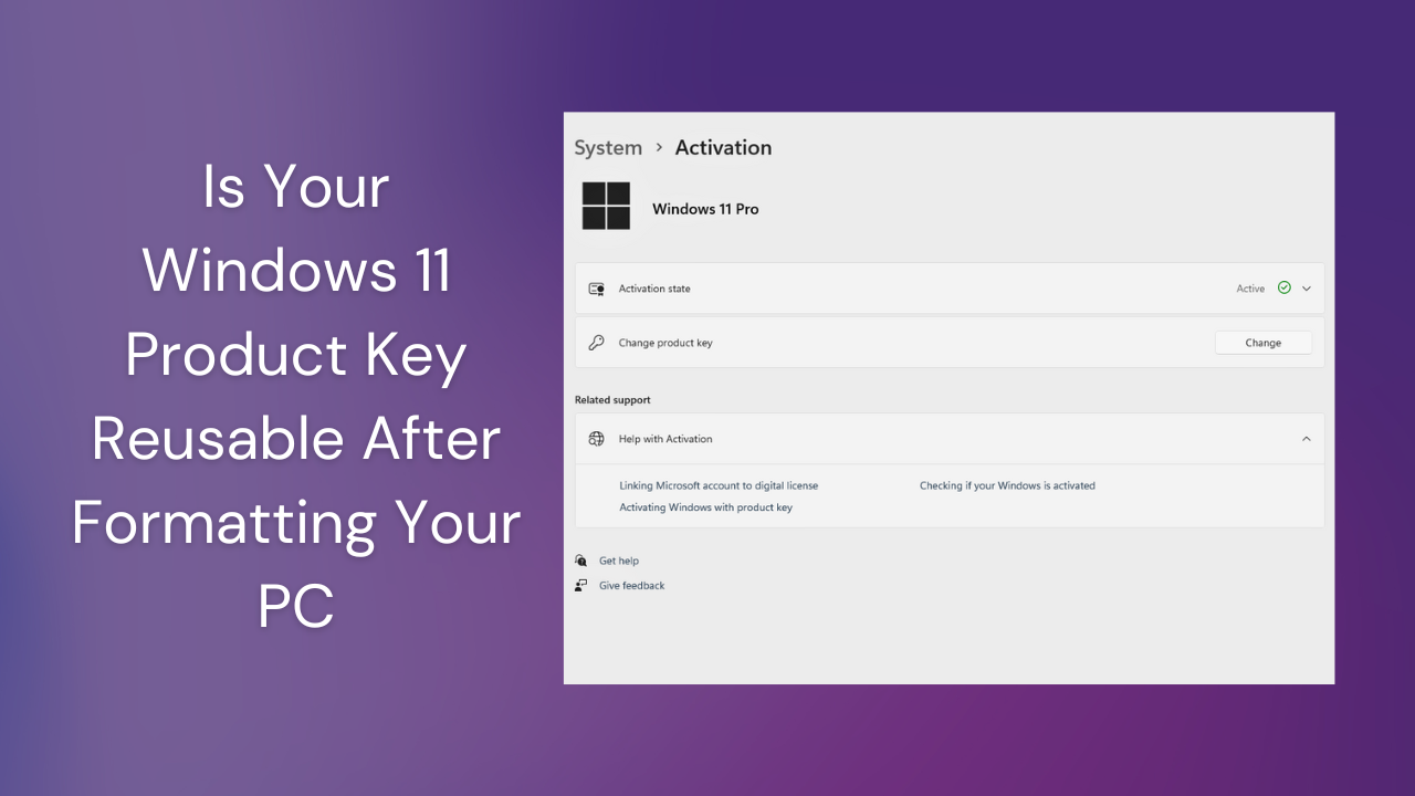 Windows 11 – Reformatting Your PC and Reusing Your Product Key 1 reuse a windows 11 product key