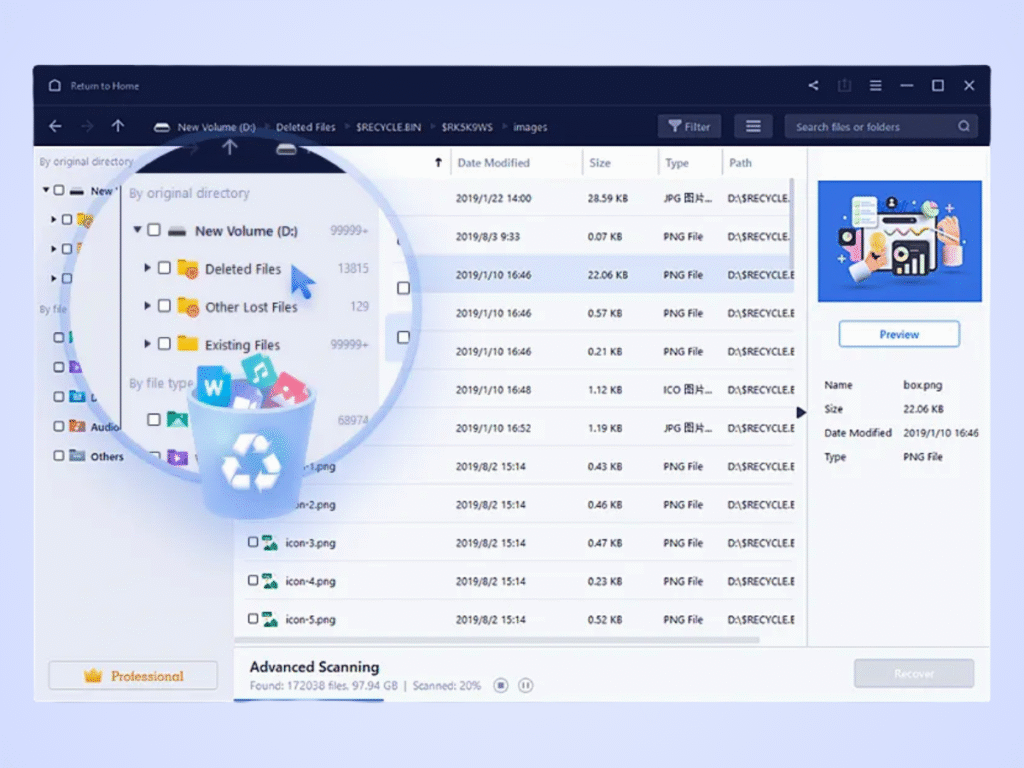 EaseUS Data Recovery Wizard Professional Software