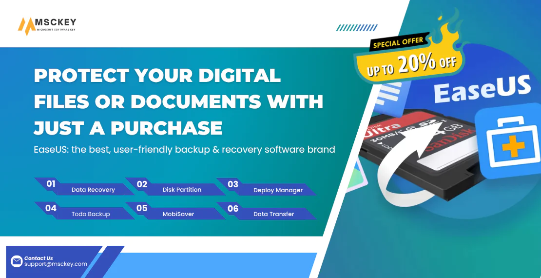 EaseUS Data Recovery software for Windows and Mac