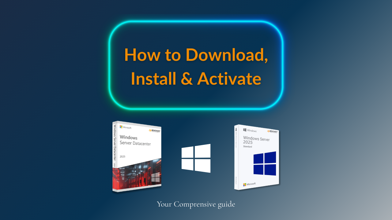 download Windows Server 2025 install and activate