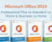 Microsoft Office 2024 Professional Plus vs Standard vs Home & Business vs Home