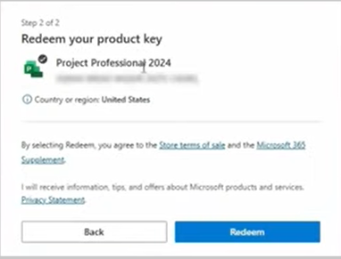 How to Download Microsoft Project 2024, Install and Activate 3 Redeem Project Professional 2024 product key