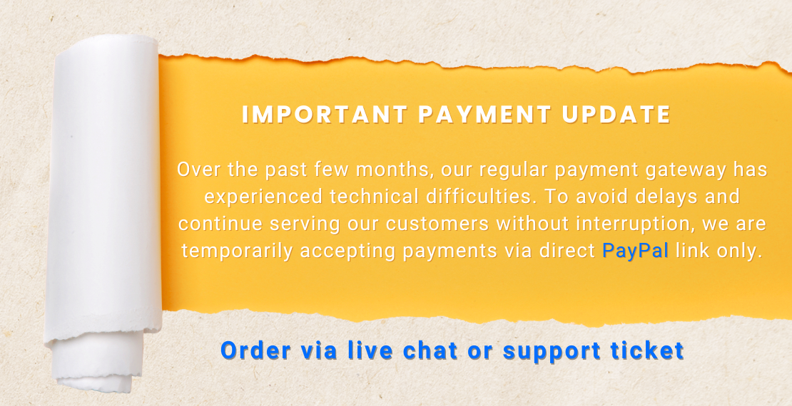 Important payment update